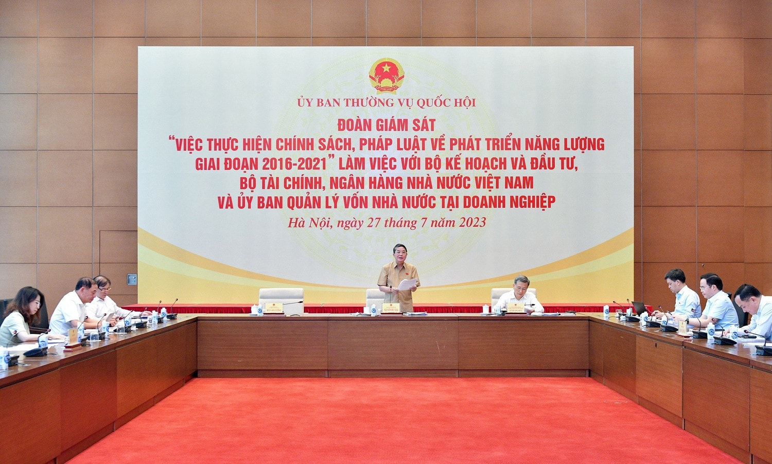 Toàn cảnh buổi làm việc với 4 cơ quan