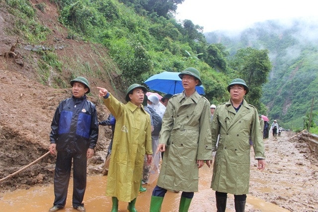 Mù Cang Chải đang khẩn chương khắc phục hậu quả thiên tai -0