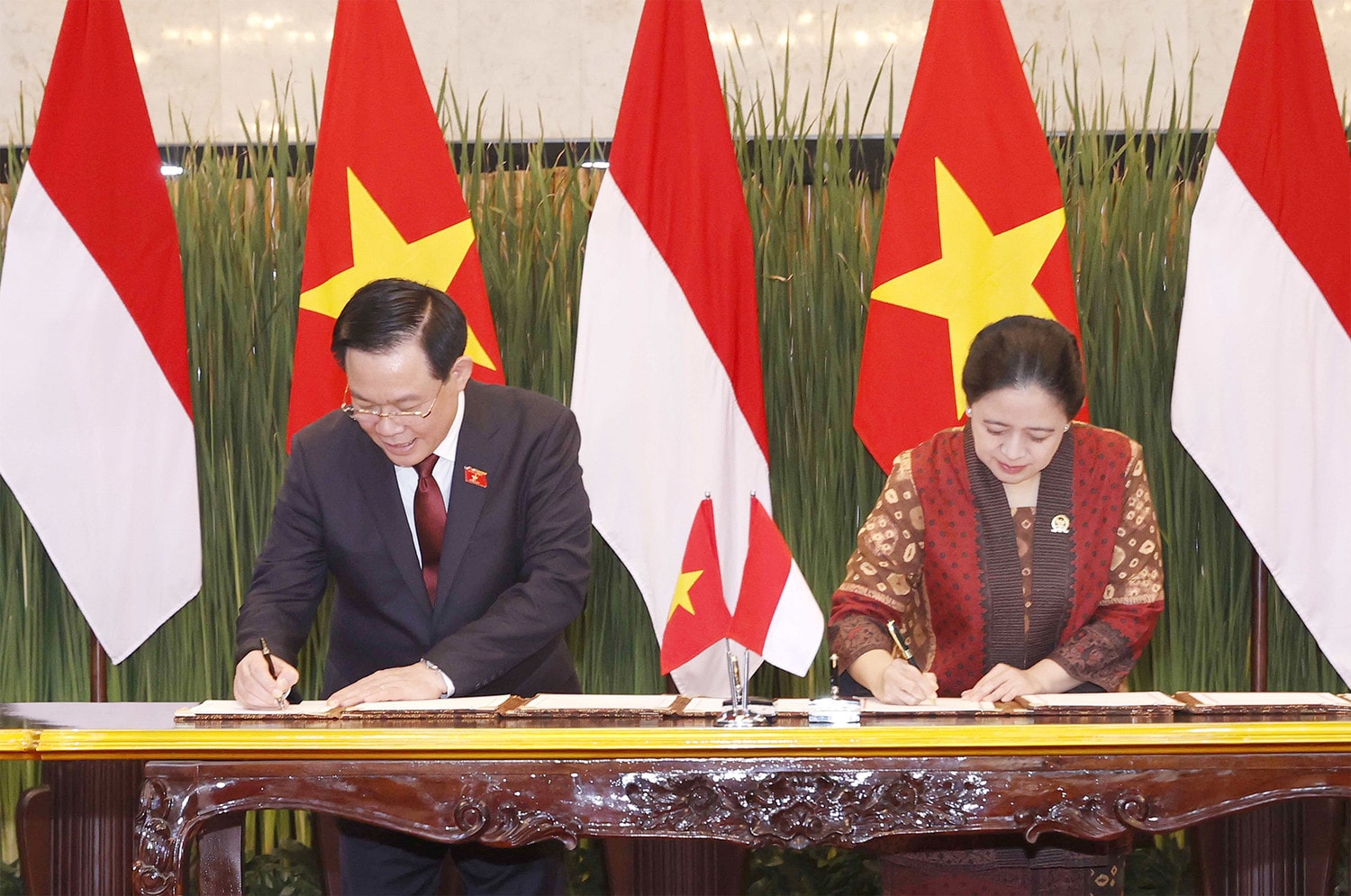 Một số hình ảnh Chủ tịch Quốc hội Vương Đình Huệ đến Thủ đô Jakarta, thăm chính thức Cộng hoà Indonesia và tham dự Đại hội đồng AIPA - 44