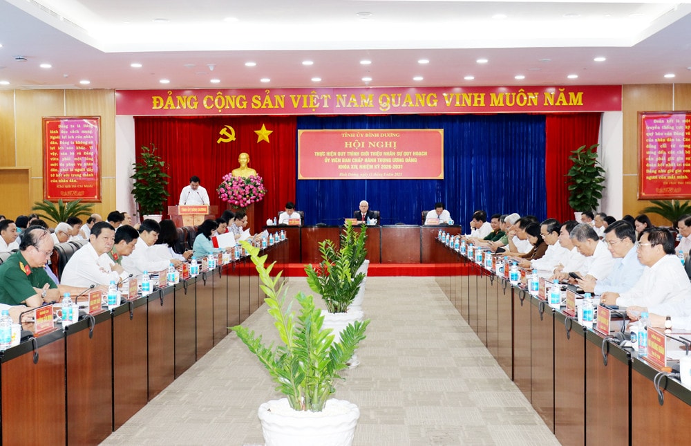 Chủ tịch UBND tỉnh Bình Dương Võ Văn Minh được giới thiệu giới thiệu quy hoạch Ủy viên Ban Chấp hành Trung ương Đảng 