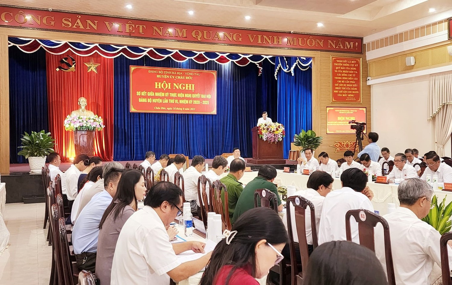 Bà Rịa – Vũng Tàu: Huyện ủy Châu Đức đạt và vượt chỉ tiêu Nghị quyết đại hội Đảng bộ đề ra