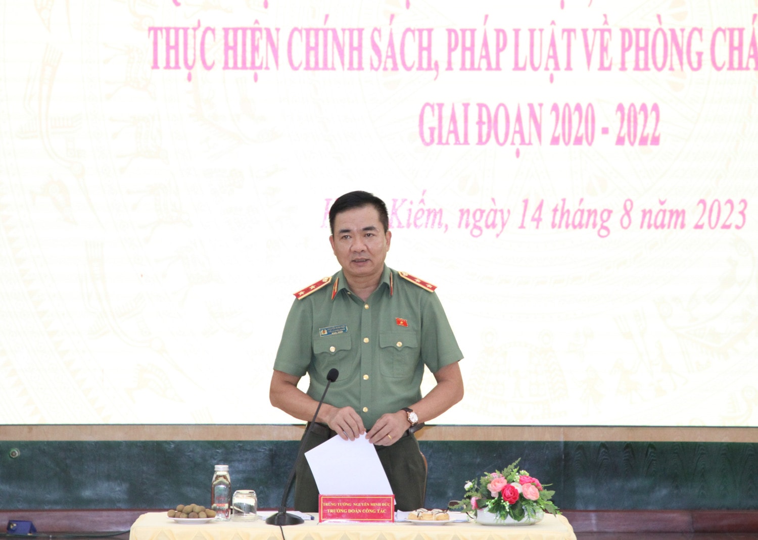 Đoàn giám sát của Ủy ban Quốc phòng và An ninh làm việc với UBND quận Hoàn Kiếm, TP. Hà Nội