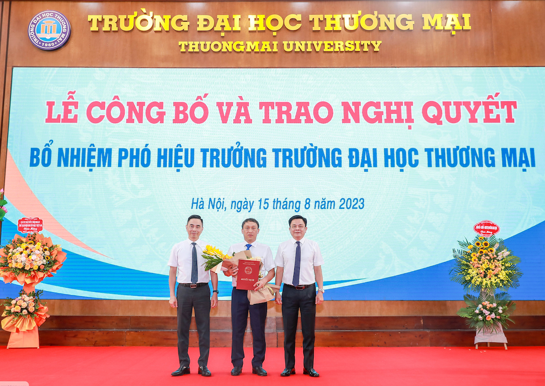 PGS,TS Nguyễn Đức Nhuận được bổ nhiệm làm Phó Hiệu trưởng trường ĐH Thương Mại -0