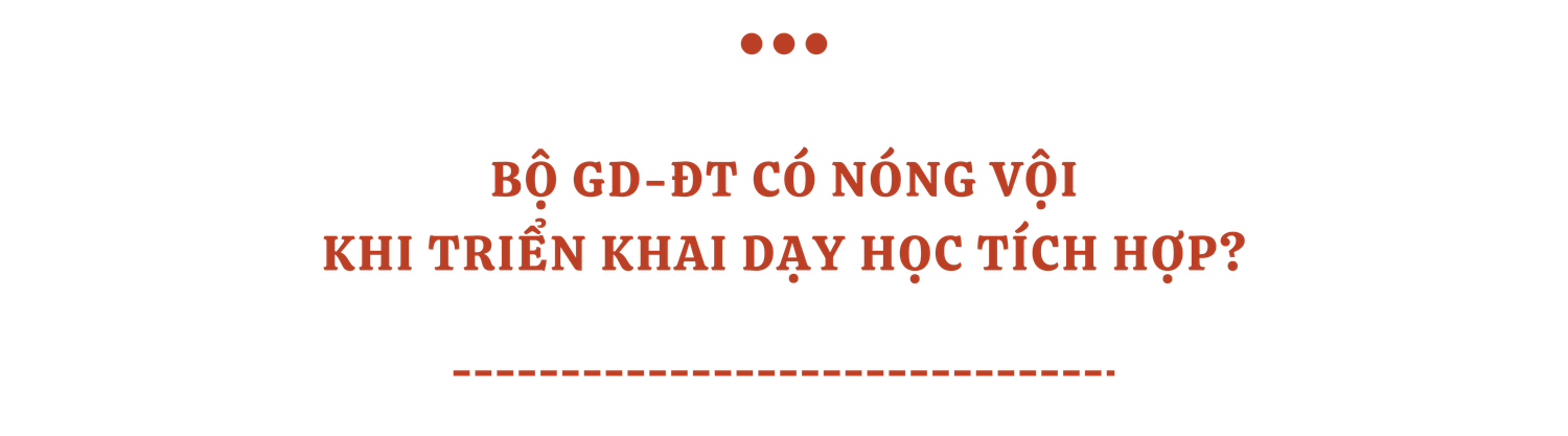 Vì sao phải thực hiện dạy học tích hợp -0