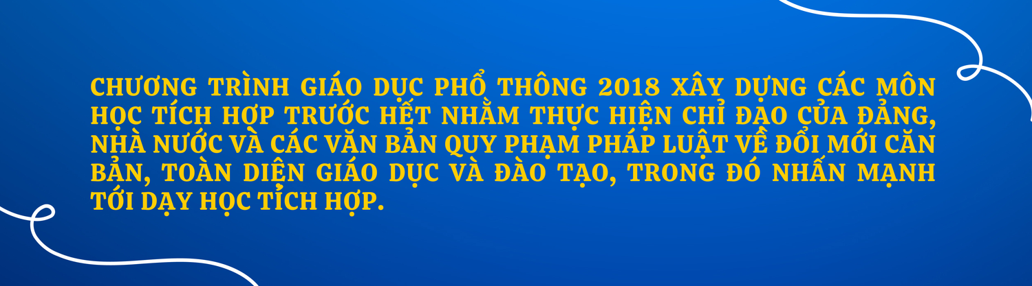 Kỳ 1: Vì sao phải thực hiện dạy học tích hợp -0