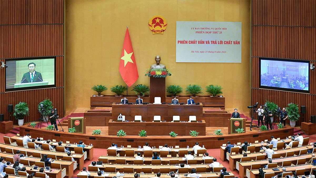 Chủ tịch Quốc hội Vương Đình Huệ: Tiếp tục khẳng định chất vấn là hình thức giám sát rất có hiệu quả -0