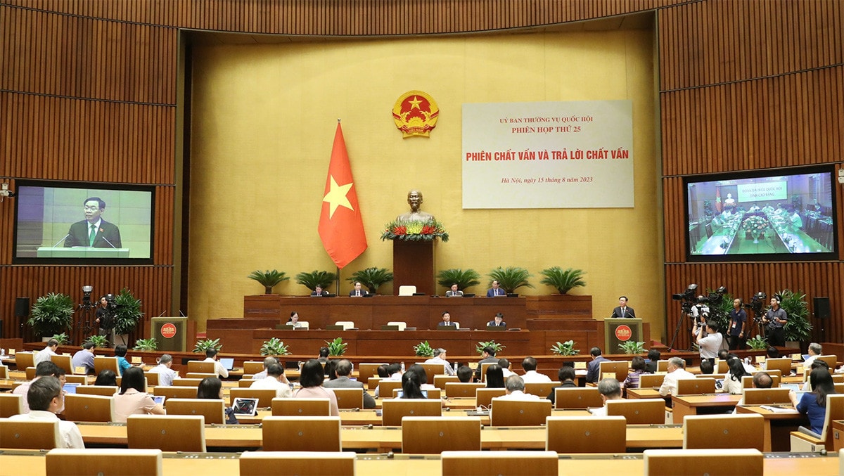 Chủ tịch Quốc hội Vương Đình Huệ: Khắc phục kịp thời hạn chế trước mắt, tạo chuyển biến thực chất, căn cơ lâu dài -4