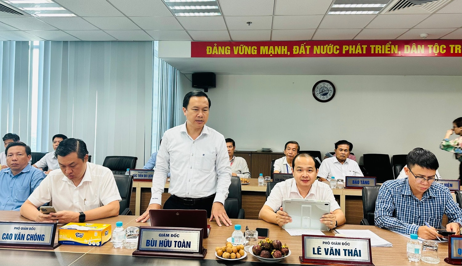 Đoàn giám sát của Ủy ban Văn hóa, Giáo dục làm việc với Sở Văn hoá, Thể thao và Du lịch tỉnh Bình Dương -0