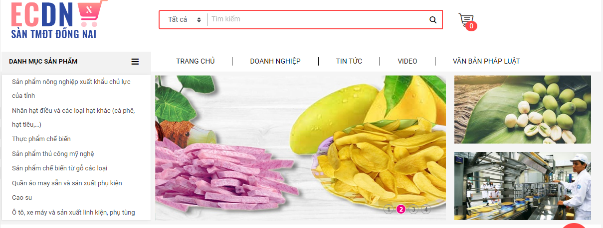 Sàn thương mại điện tử ecdn.vn ra đời nhằm kết nối, hỗ trợ miễn phí cho DN, HTX… quảng bá, tiêu thụ sản phẩm. ẢNh: ITN