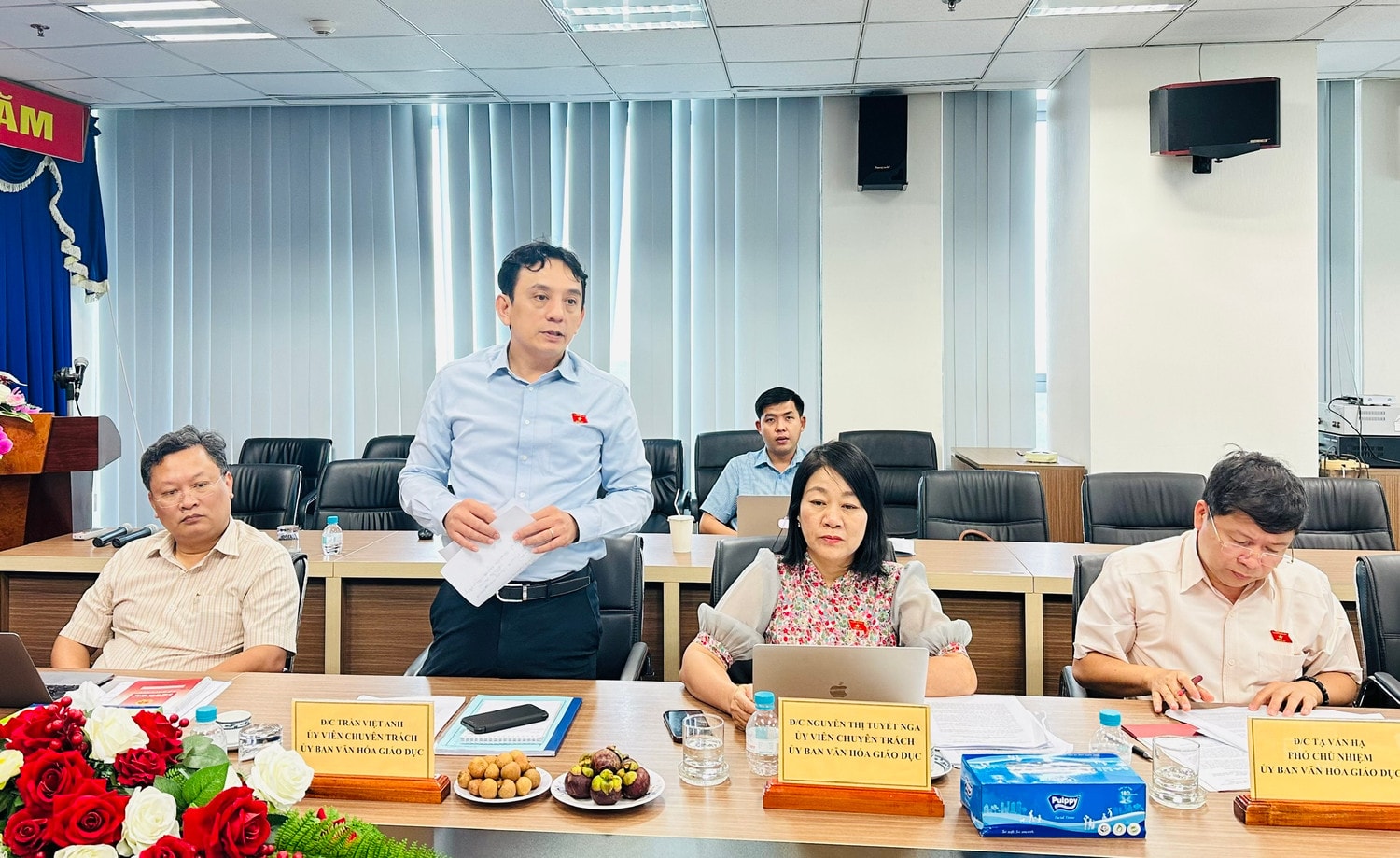 Đoàn giám sát của Ủy ban Văn hóa, Giáo dục làm việc với Sở Văn hoá, Thể thao và Du lịch tỉnh Bình Dương -0