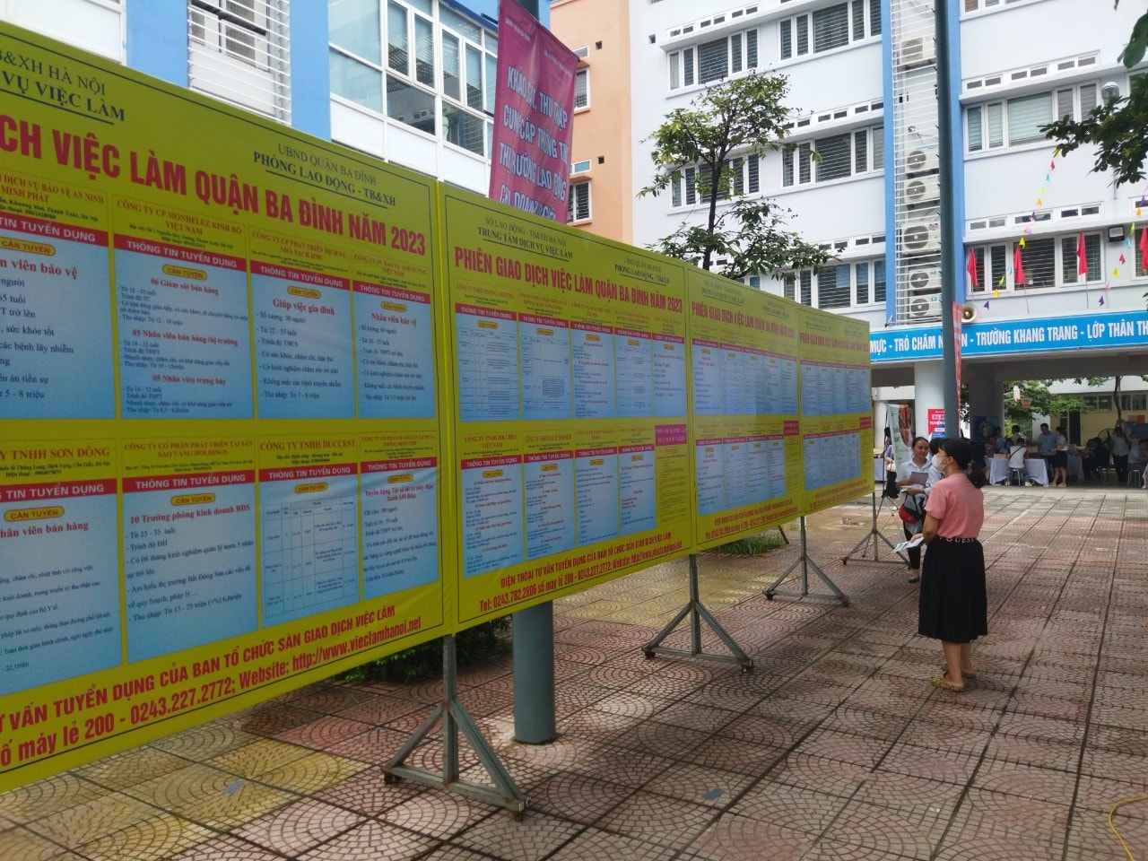 Quận Ba Đình: 36 doanh nghiệp tham gia phiên giao dịch việc làm năm 2023 -0