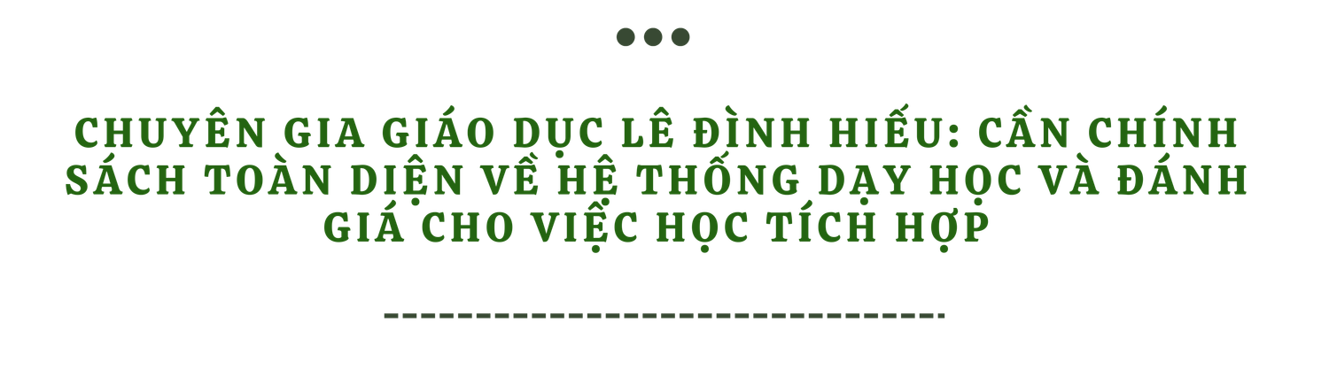 Kỳ 3 Dạy học tích hợp không sai, vậy cần sửa cái gì? -0