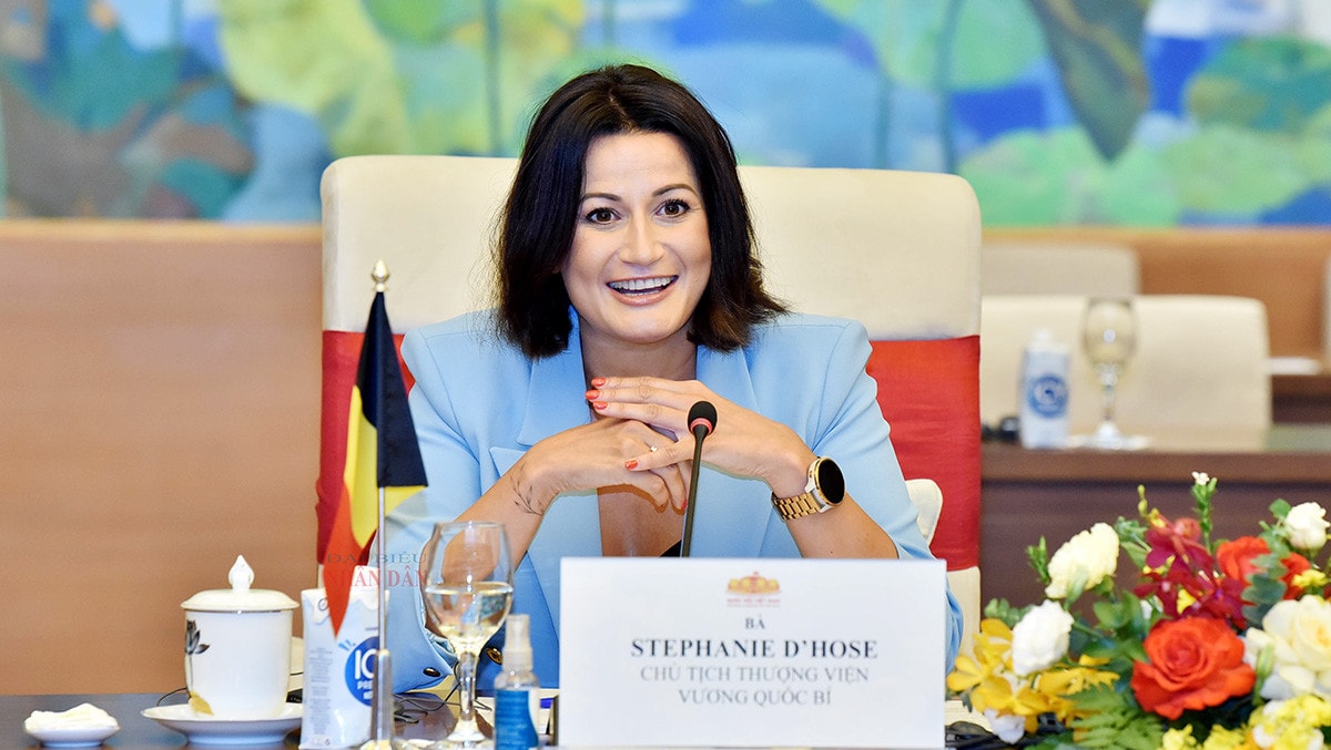 Chủ tịch Quốc hội Vương Đình Huệ đón, hội đàm với Chủ tịch Thượng viện Vương quốc Bỉ