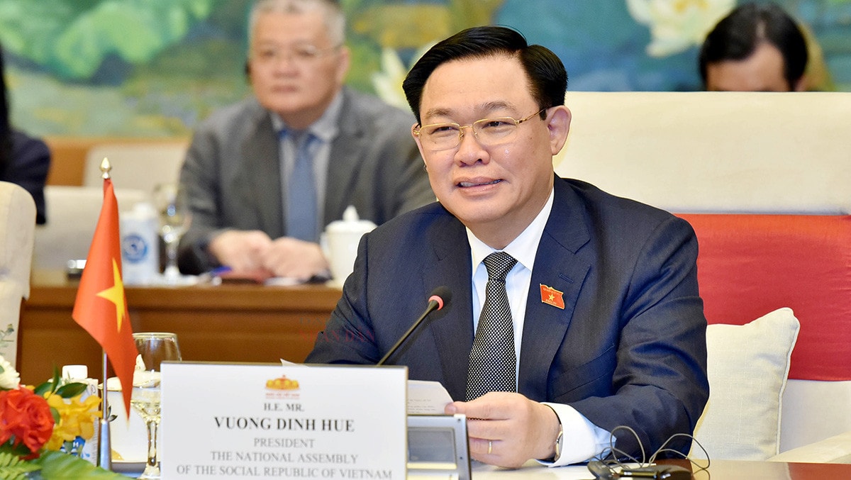 Chủ tịch Quốc hội Vương Đình Huệ đón, hội đàm với Chủ tịch Thượng viện Vương quốc Bỉ