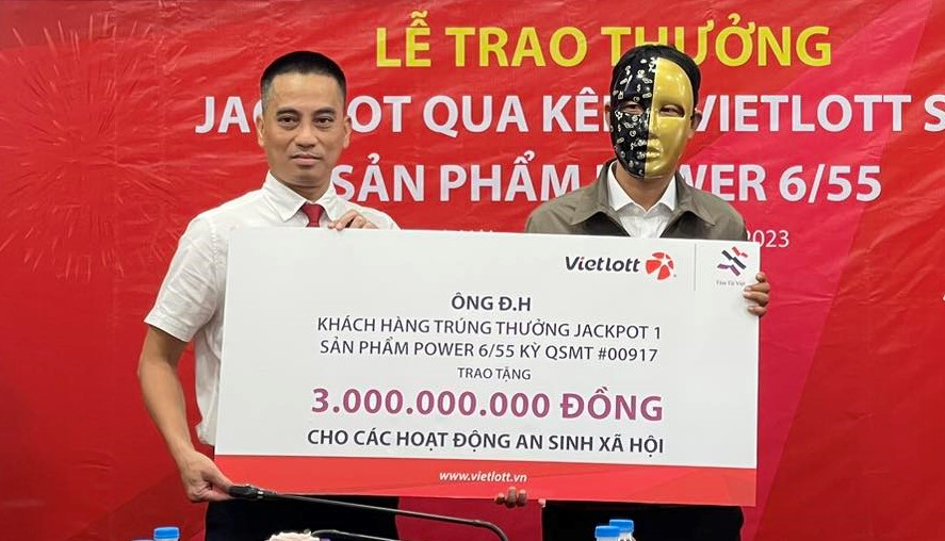 Vietlott trao giải Jackpot trị giá hơn 256 tỷ đồng -0
