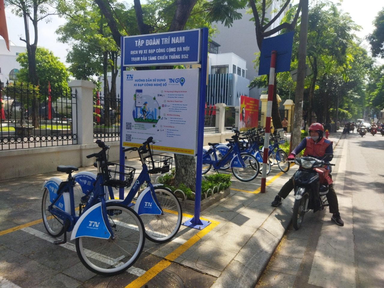 Ba Đình: Công bố 19 điểm trải nghiệm xe đạp công cộng -0