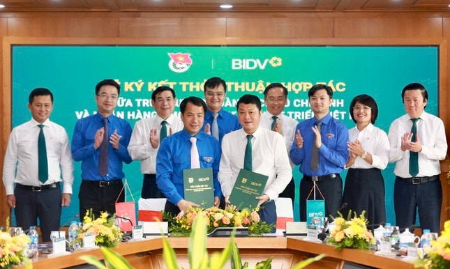 BIDV và Trung ương Đoàn ký kết thỏa thuận hợp tác -0