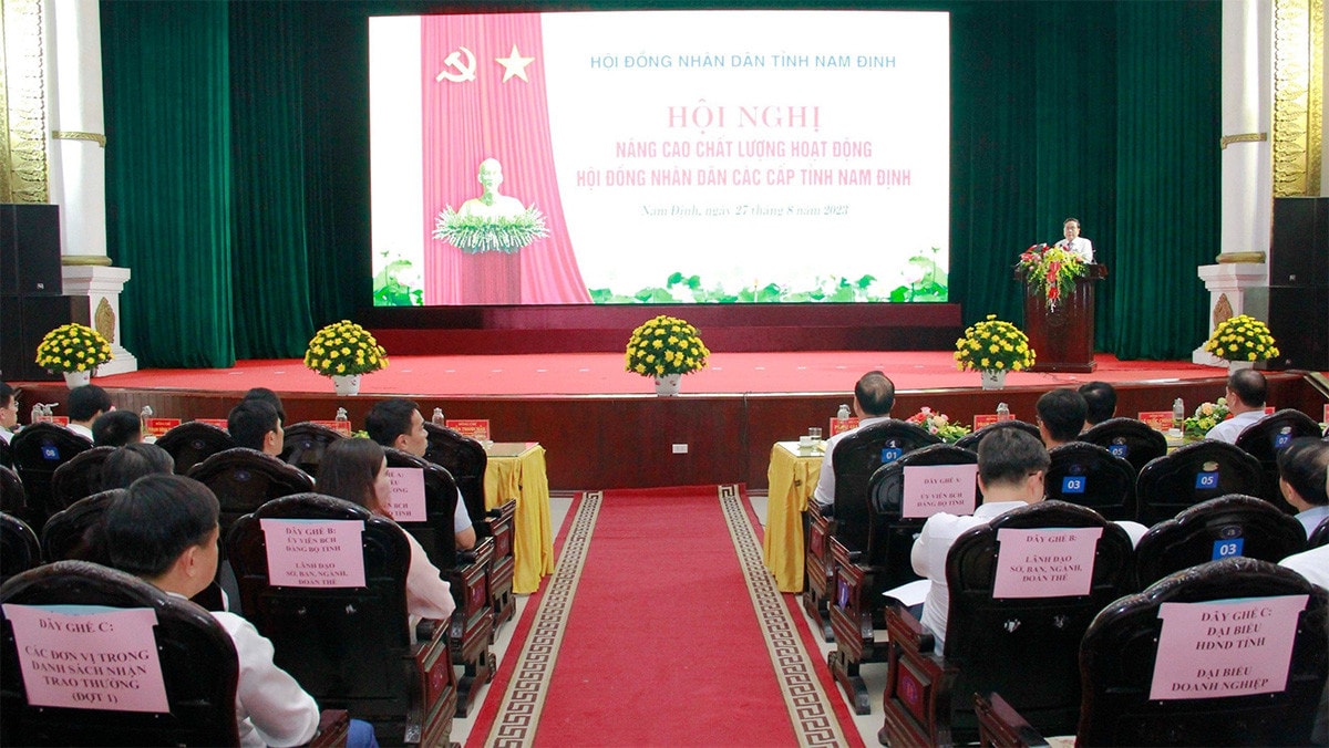 Phó Chủ tịch Thường trực Quốc hội Trần Thanh Mẫn dự Hội nghị Nâng cao chất lượng hoạt động HĐND các cấp tỉnh Nam Định -0