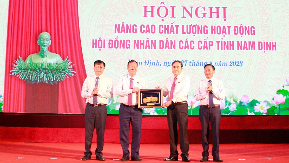 Phó Chủ tịch Thường trực Quốc hội Trần Thanh Mẫn dự Hội nghị Nâng cao chất lượng hoạt động HĐND các cấp tỉnh Nam Định -0