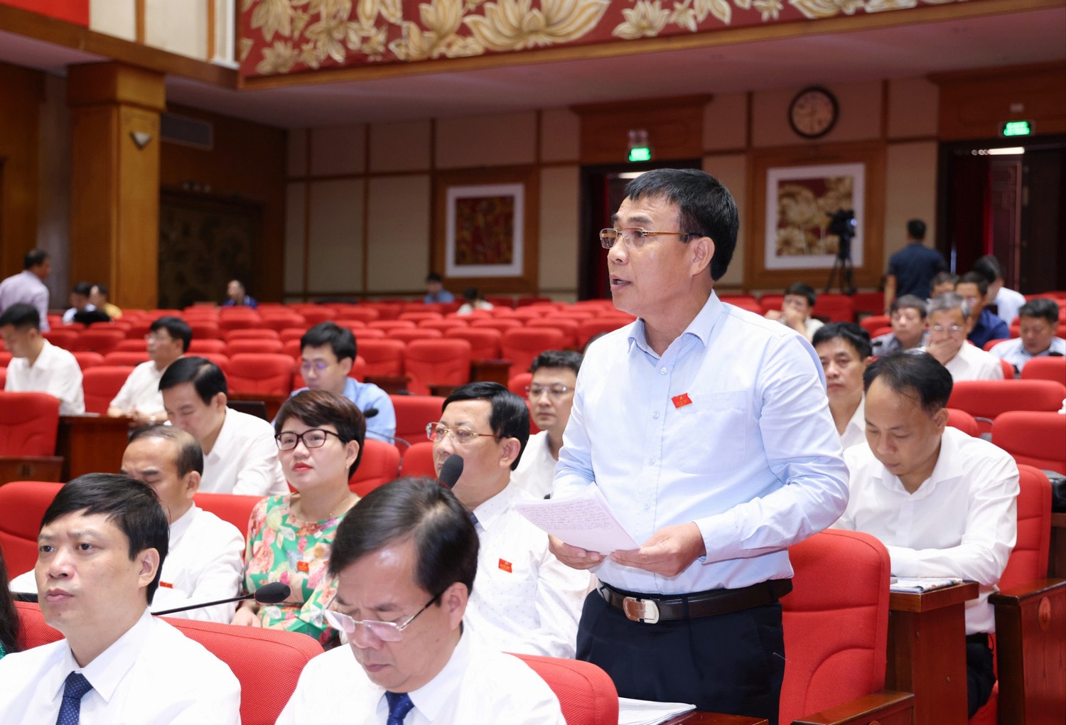 Đại biểu thảo luận tại Kỳ họp thứ 11, HĐND tỉnh Bĩnh Phúc khóa XVII
