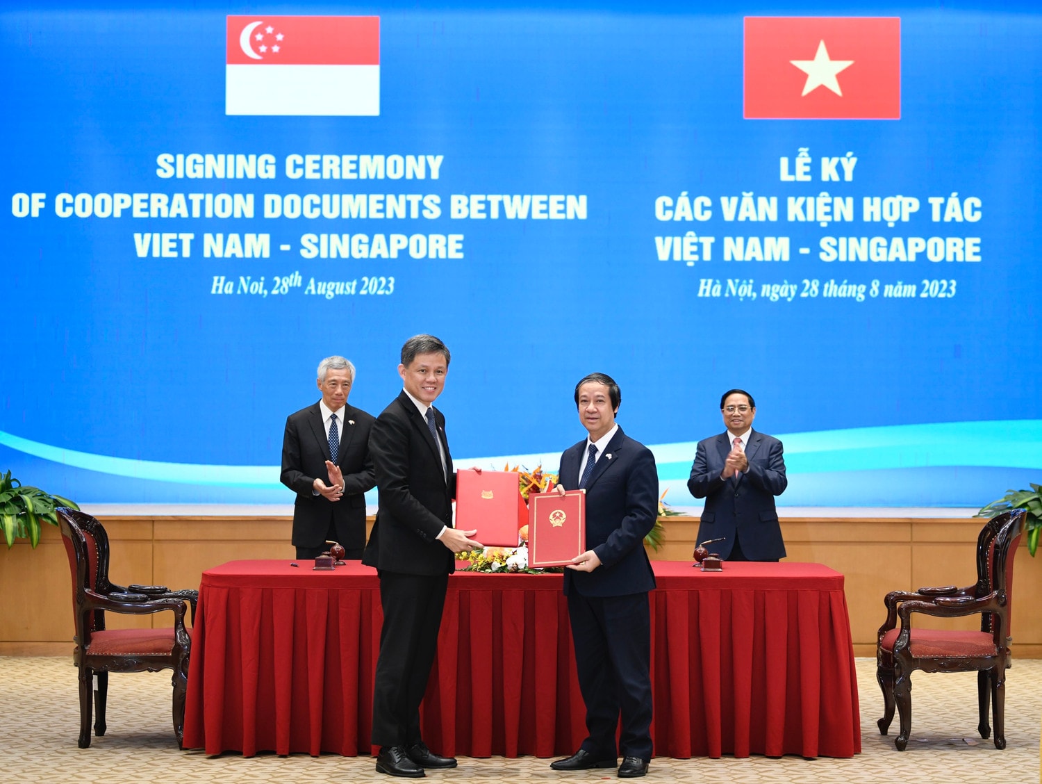 Việt Nam và Singapore ký kết bản ghi nhớ về hợp tác giáo dục -0