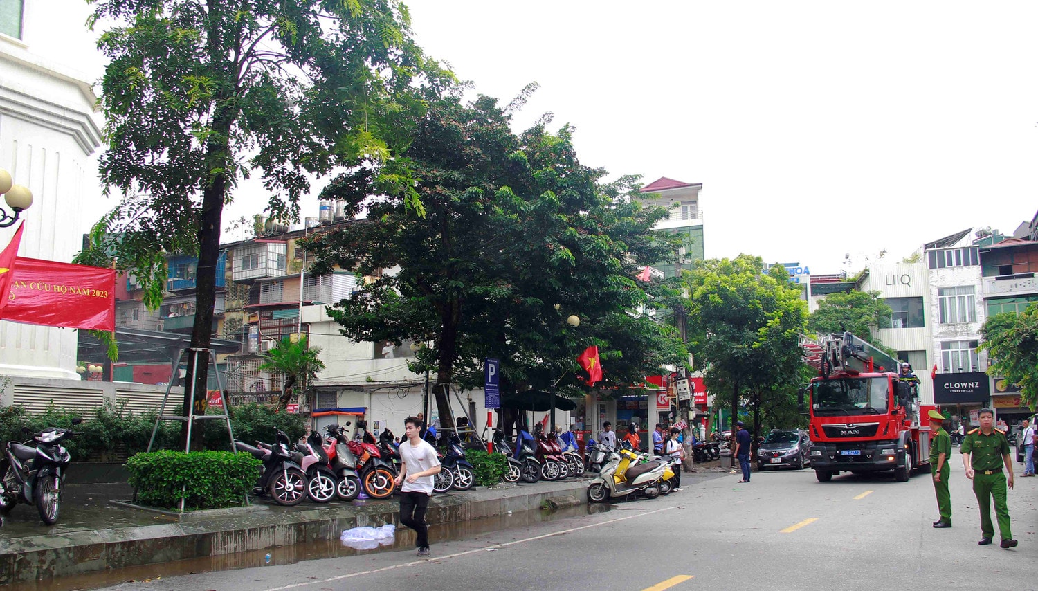 Nhà Chung cư B6 Giảng Võ ra mắt mô hình “Chung cư an toàn phòng cháy chữa cháy” -0