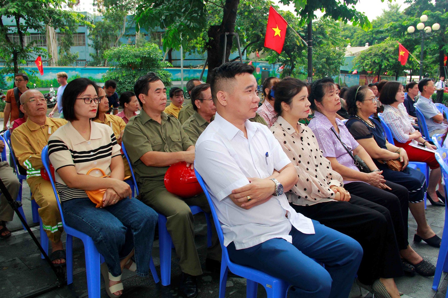 Nhà Chung cư B6 Giảng Võ ra mắt mô hình “Chung cư an toàn phòng cháy chữa cháy” -0