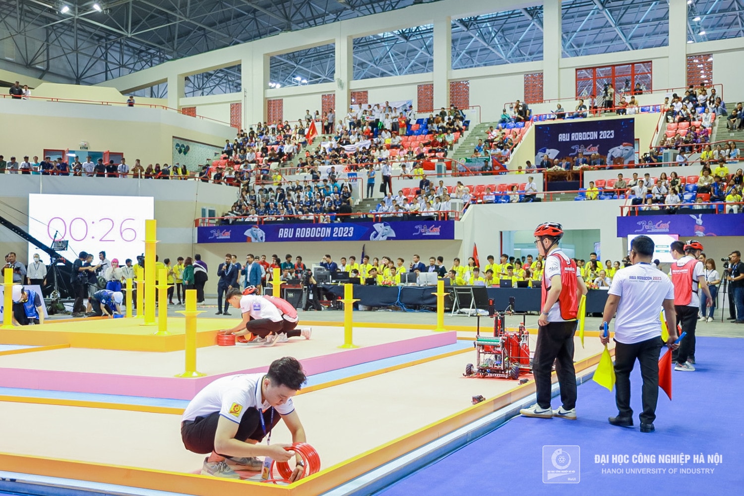  Trường Đại học Công nghiệp Hà Nội xếp hạng Ba ABU Robocon 2023 -0