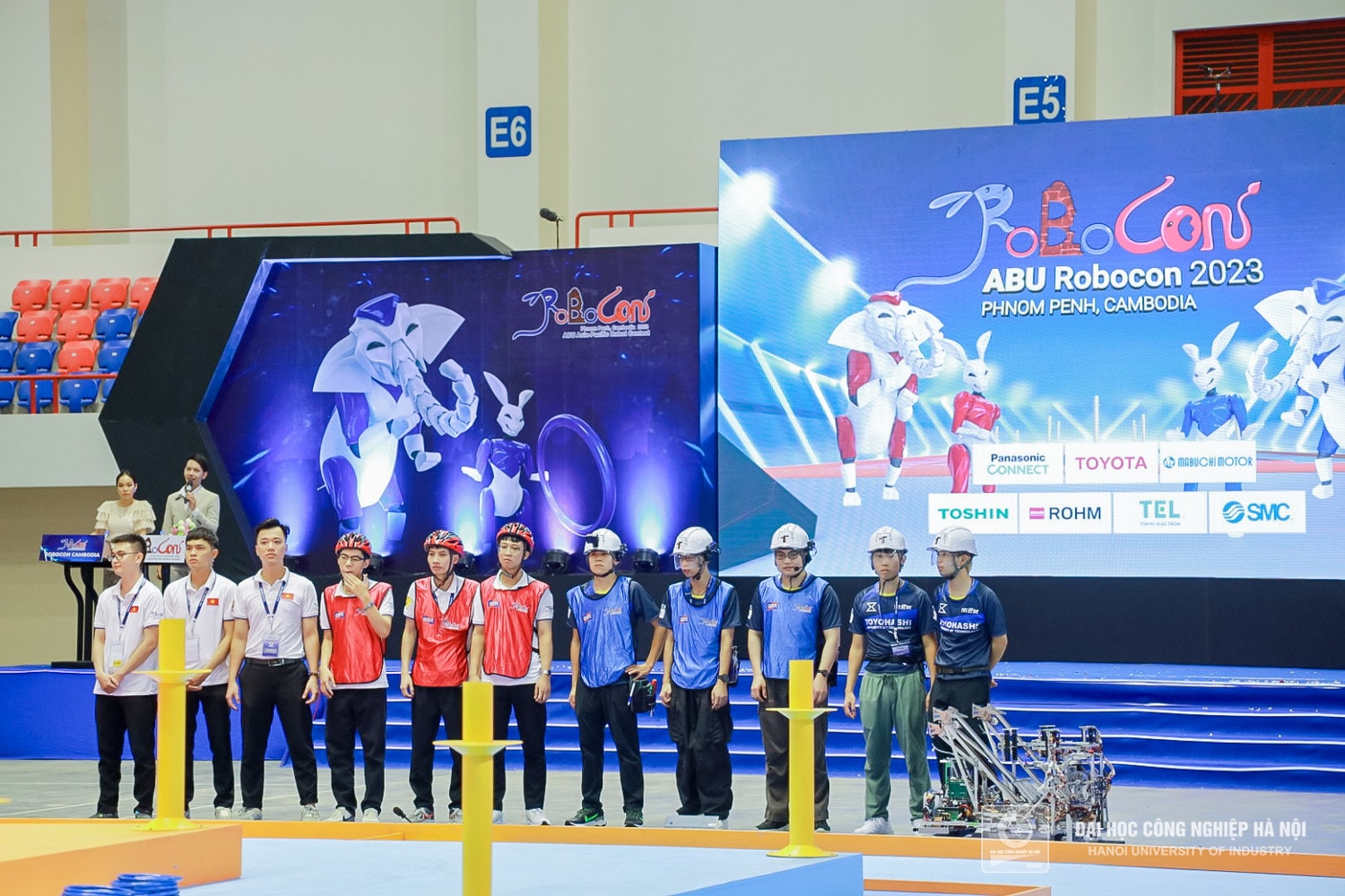  Trường Đại học Công nghiệp Hà Nội xếp hạng Ba ABU Robocon 2023 -0