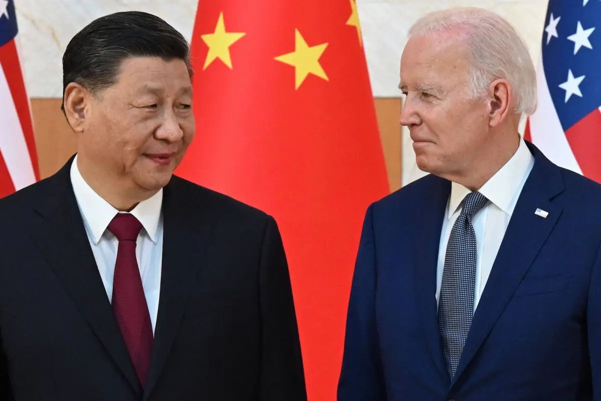Chủ tịch Trung Quốc Tập Cận Bình và Tổng thống Mỹ Joe Biden. Ảnh: Asia Times