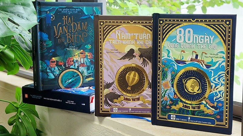 Tái bản bộ ba tác phẩm kinh điển của Jules Verne -0