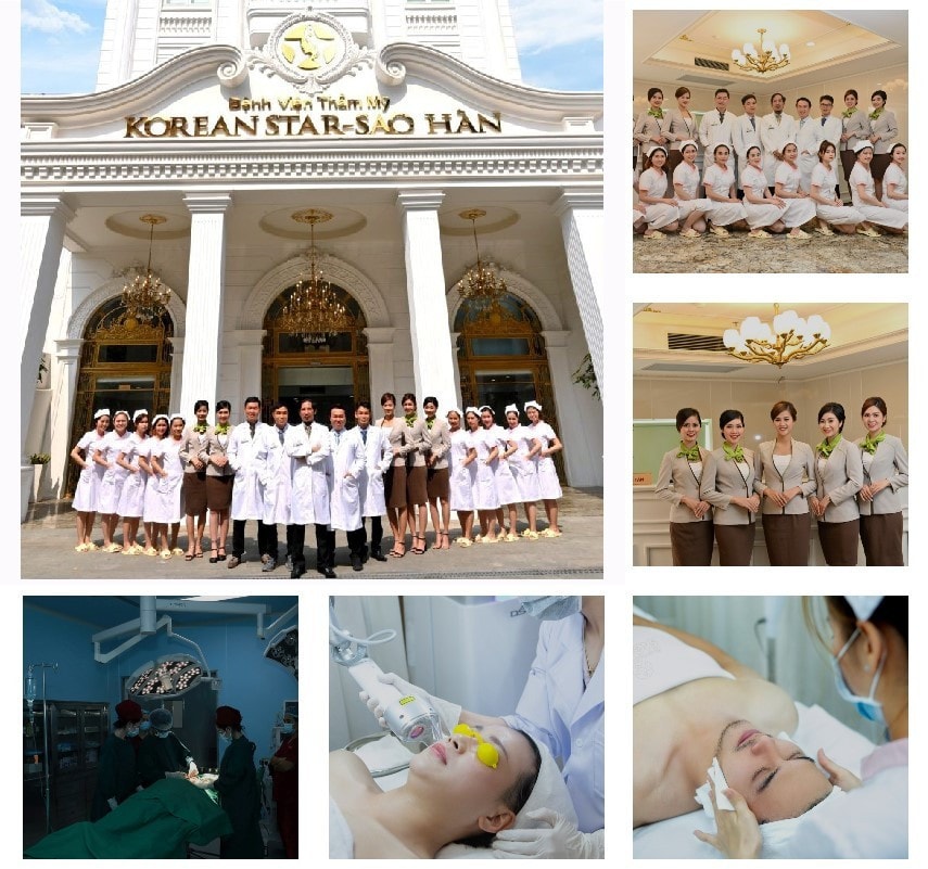 Bệnh viện thẩm mỹ Sao Hàn mang 