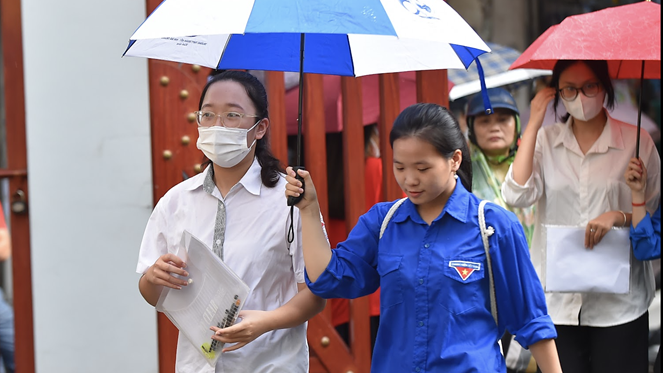 Thí sinh dự thi tốt nghiệp THPT 2023 (Ảnh: Trần Hiệp)