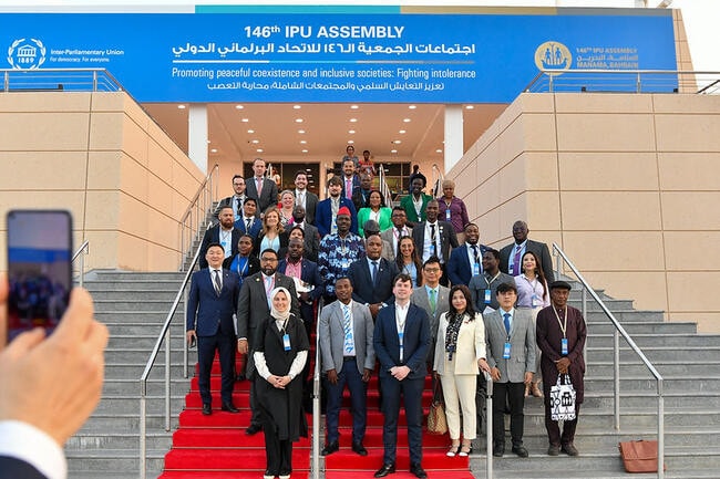 Diễn đàn Nghị sĩ trẻ trong khuôn khổ Đại hội đồng IPU lần thứ 146 ở Manama, Bahrain. Ảnh: IPU