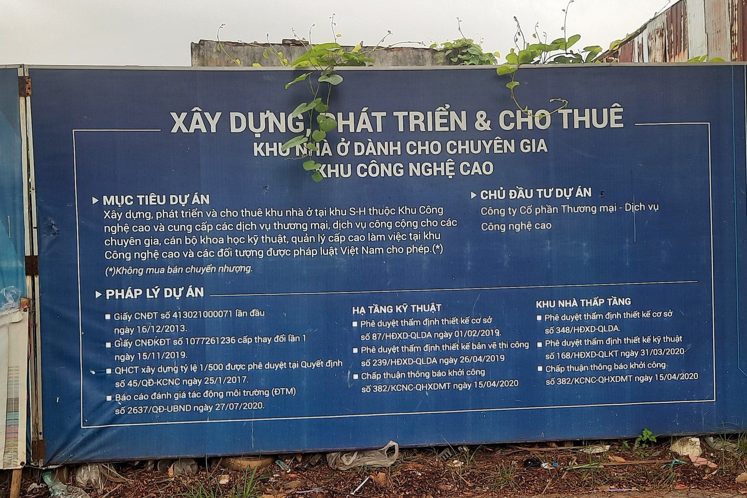Ban Quản lý khu Công nghệ cao sai phạm thế nào tại dự án khu nhà ở và dịch vụ chuyên gia? -0