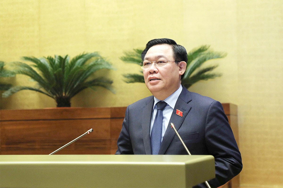Chủ tịch Quốc hội Vương Đình Huệ: Quán triệt sâu sắc quan điểm của Đảng, siết chặt kỷ luật, kỷ cương trong tổ chức thi hành luật -0