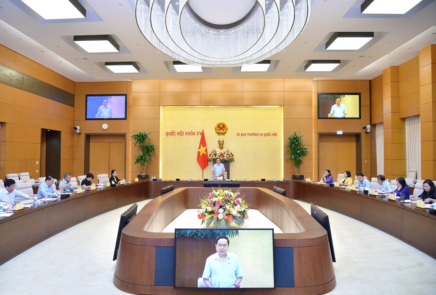 toàn cảnh cuộc họp - ảnh: Thanh Chi 