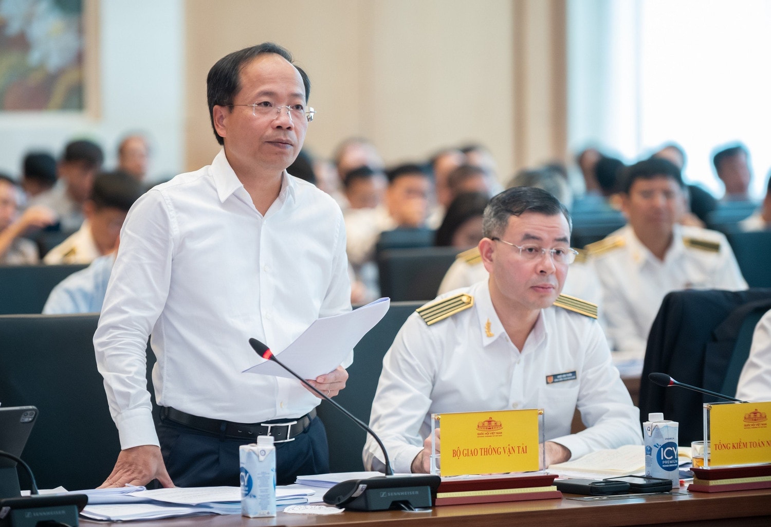 Thứ trưởng Bộ Giao thông - Vận tải Nguyễn Duy Lâm - Ảnh H.Ngọc