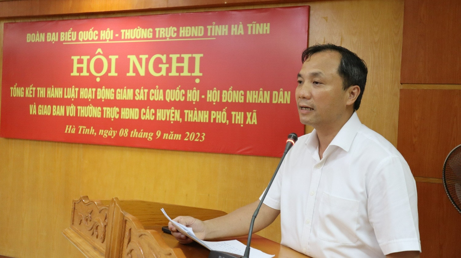 Hà Tĩnh: Tổng kết thi hành Luật Hoạt động giám sát của Quốc hội và Hội đồng Nhân dân -0