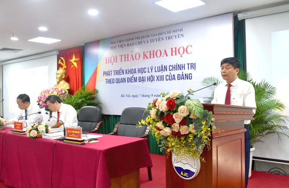 Phát triển khoa học lý luận chính trị theo quan điểm Đại hội XIII của Đảng -0