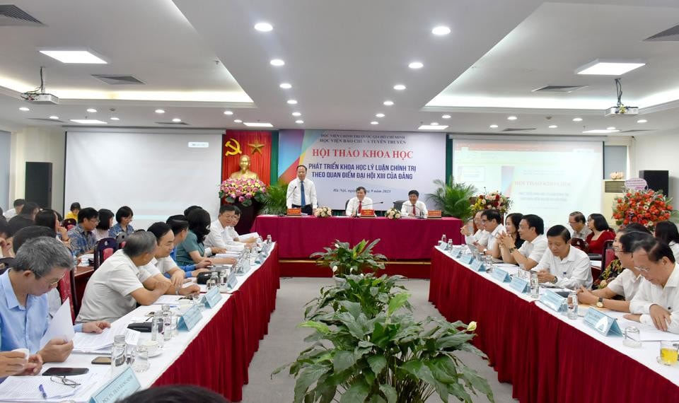 Phát triển khoa học lý luận chính trị theo quan điểm Đại hội XIII của Đảng -0