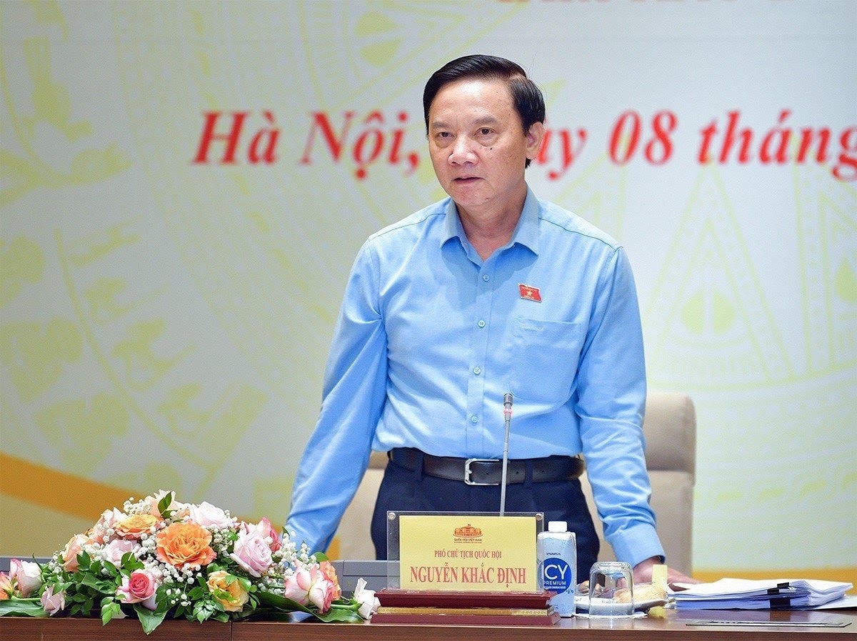 Phó Chủ tịch Quốc hội Nguyễn Khắc Định chủ trì Phiên họp triển khai Đề tài cấp bộ đặc biệt về Quốc hội -0