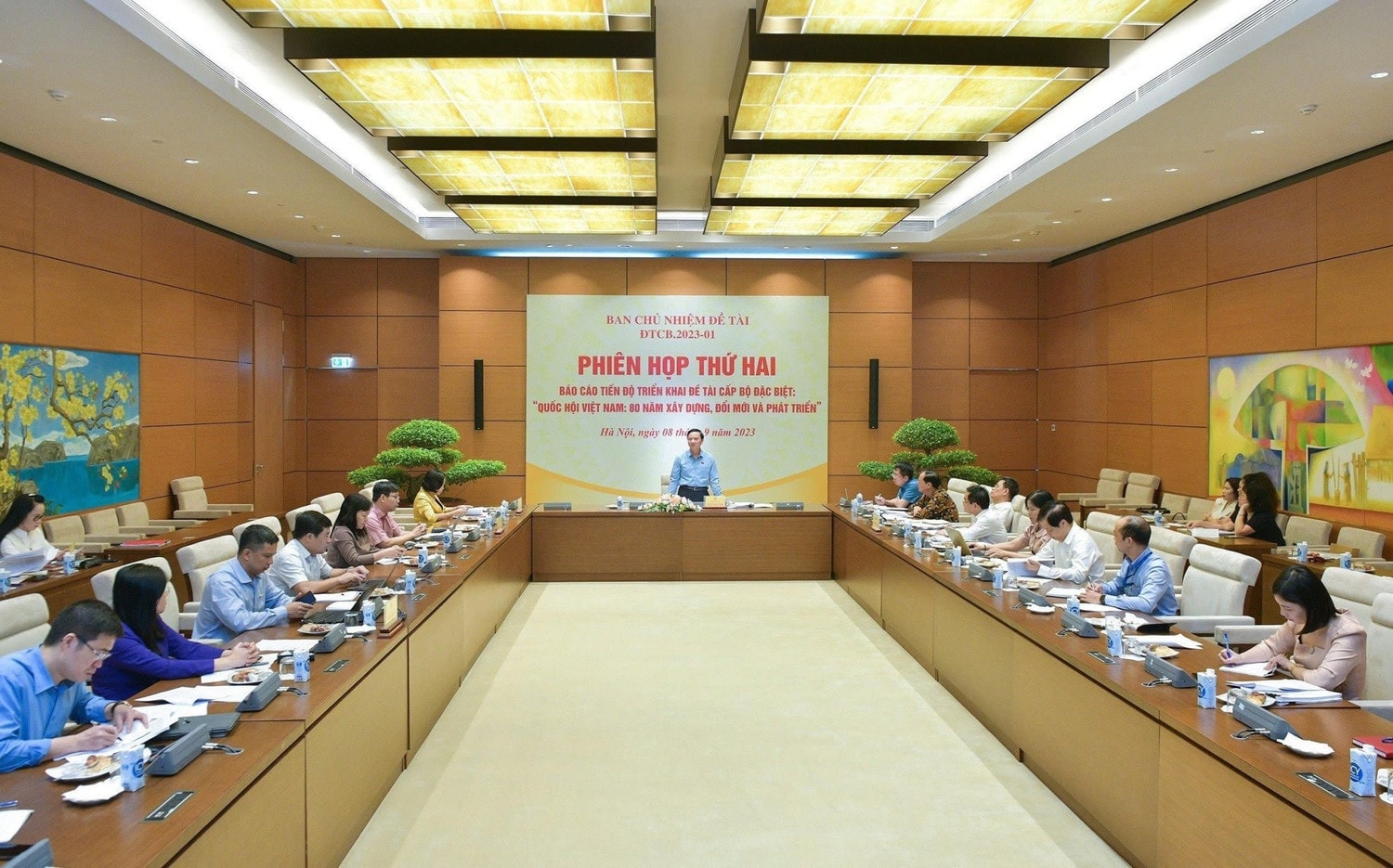 Phó Chủ tịch Quốc hội Nguyễn Khắc Định chủ trì Phiên họp triển khai Đề tài cấp bộ đặc biệt về Quốc hội -0