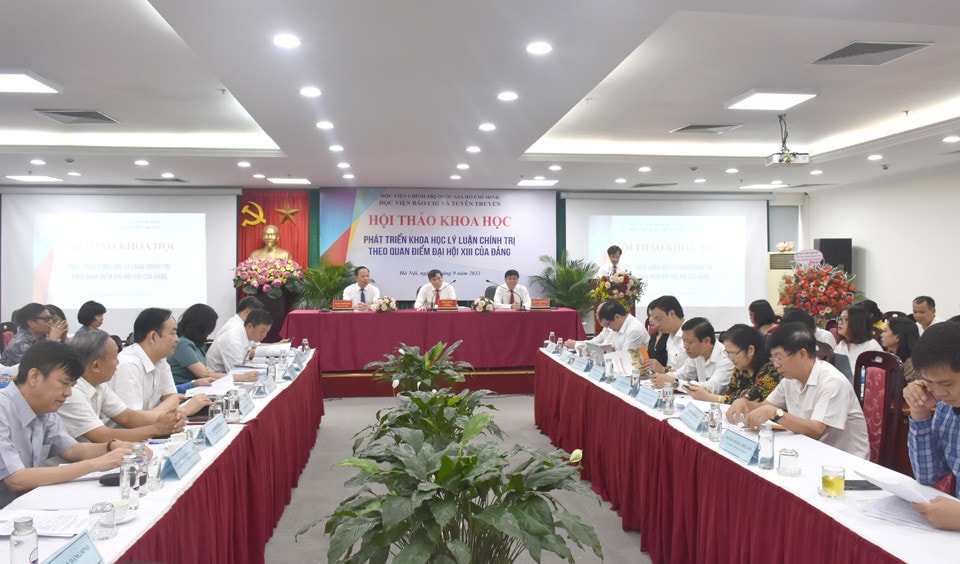 Phát triển khoa học lý luận chính trị theo quan điểm Đại hội XIII của Đảng -0