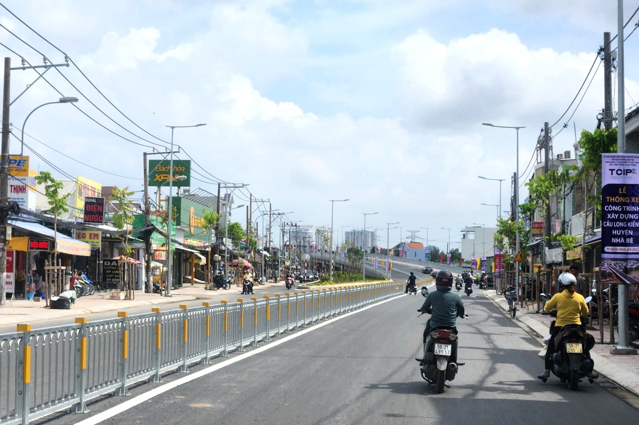 Thông xe cầu Long Kiểng nối TP. Hồ Chí Minh - Long An