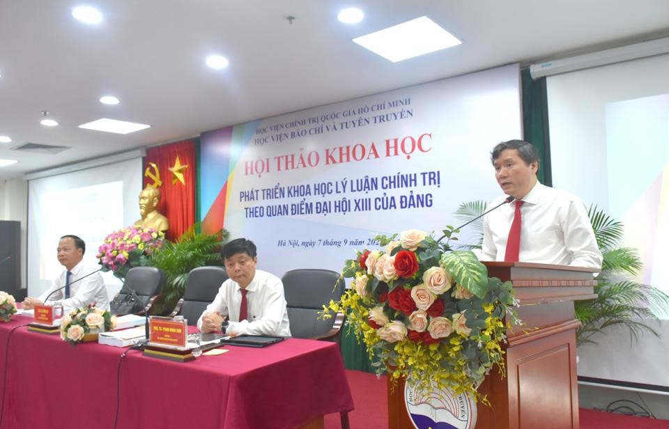 Phát triển khoa học lý luận chính trị theo quan điểm Đại hội XIII của Đảng -0