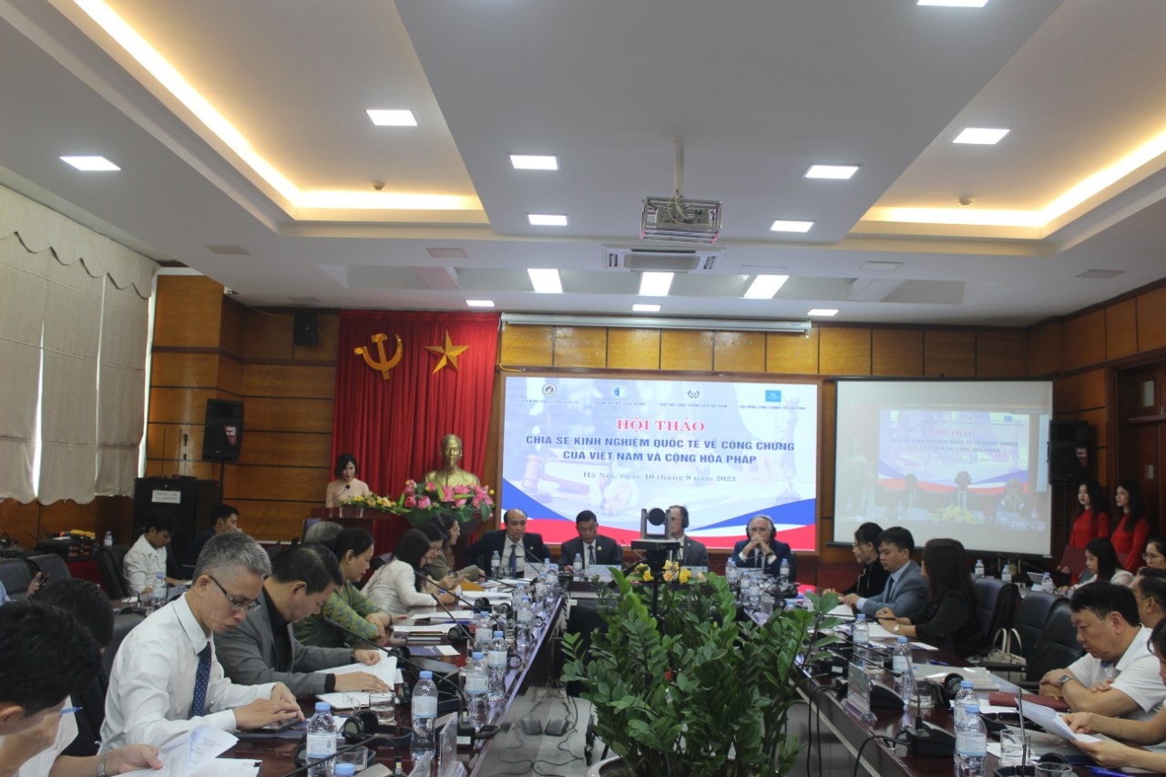 Hội thảo “Chia sẻ kinh nghiệm quốc tế về công chứng của Việt Nam và Cộng hòa Pháp” -0