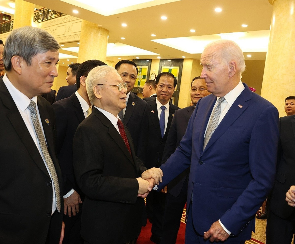 Tổng Bí thư Nguyễn Phú Trọng hội đàm với Tổng thống Hoa Kỳ Joe Biden -4