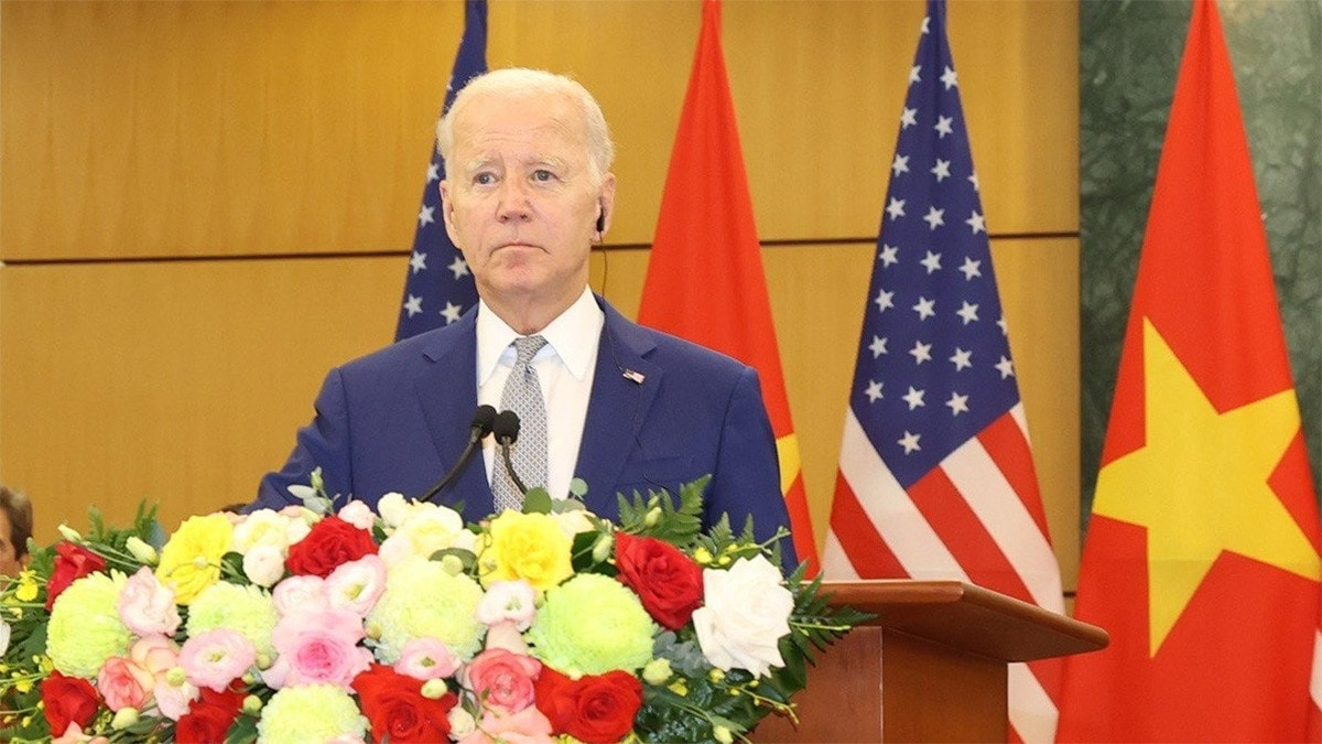 Tổng Bí thư Nguyễn Phú Trọng hội đàm với Tổng thống Hoa Kỳ Joe Biden