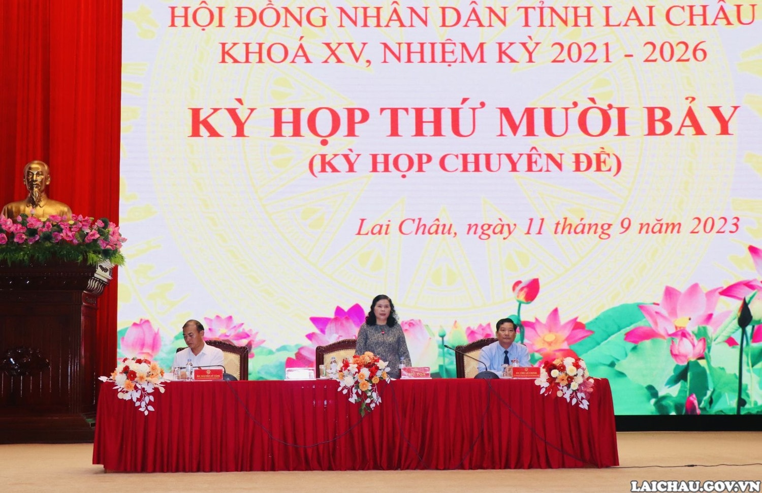 Kỳ họp thứ mười bảy (Kỳ họp chuyên đề) HĐND tỉnh Lai Châu khoá XV -0